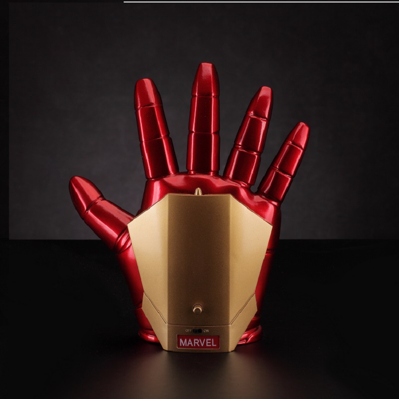 多功能炫酷钢铁侠声光版机械手掌 手套 真人可穿戴可发声发光玩具