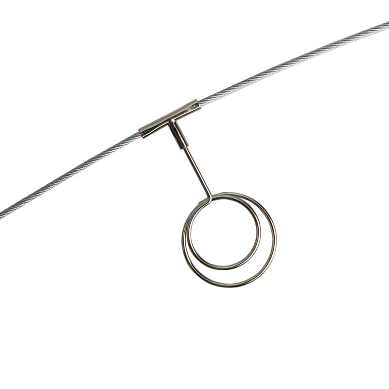 电商万圣节装饰品金属吊绳创意夹子钢丝绳相片夹爱心留言夹卡片夹