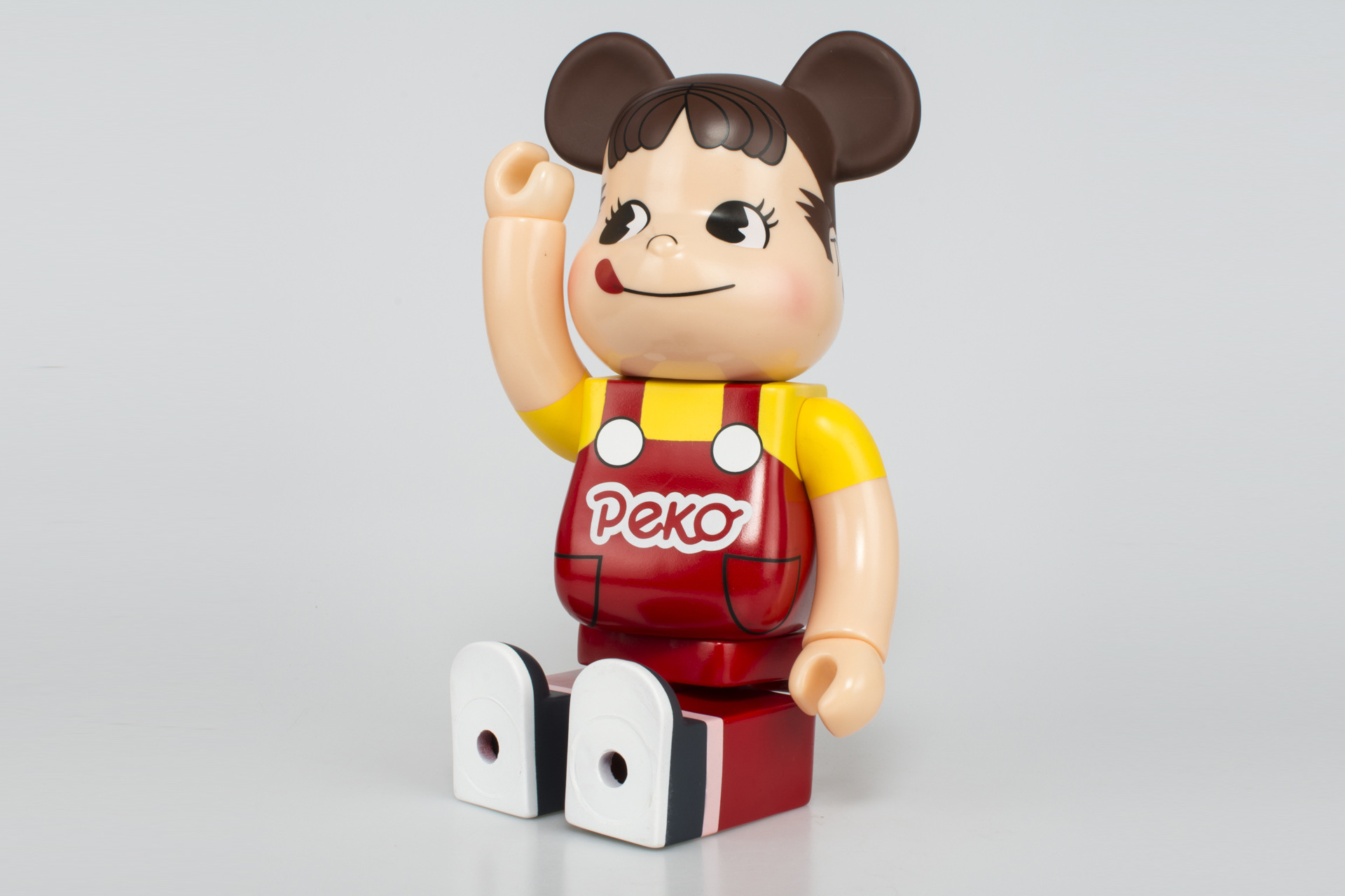 bearbrick暴力熊积木熊 不二家 pekq牛奶妹卡通手办公仔摆件模型