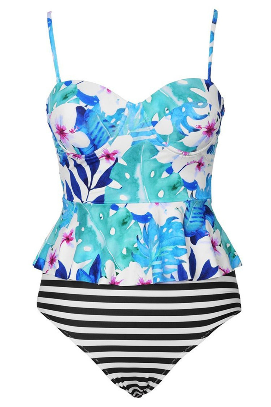 照好看泡温泉泳衣女冬天泡澡服网红2017厂家直销数码印花批发零售美丽