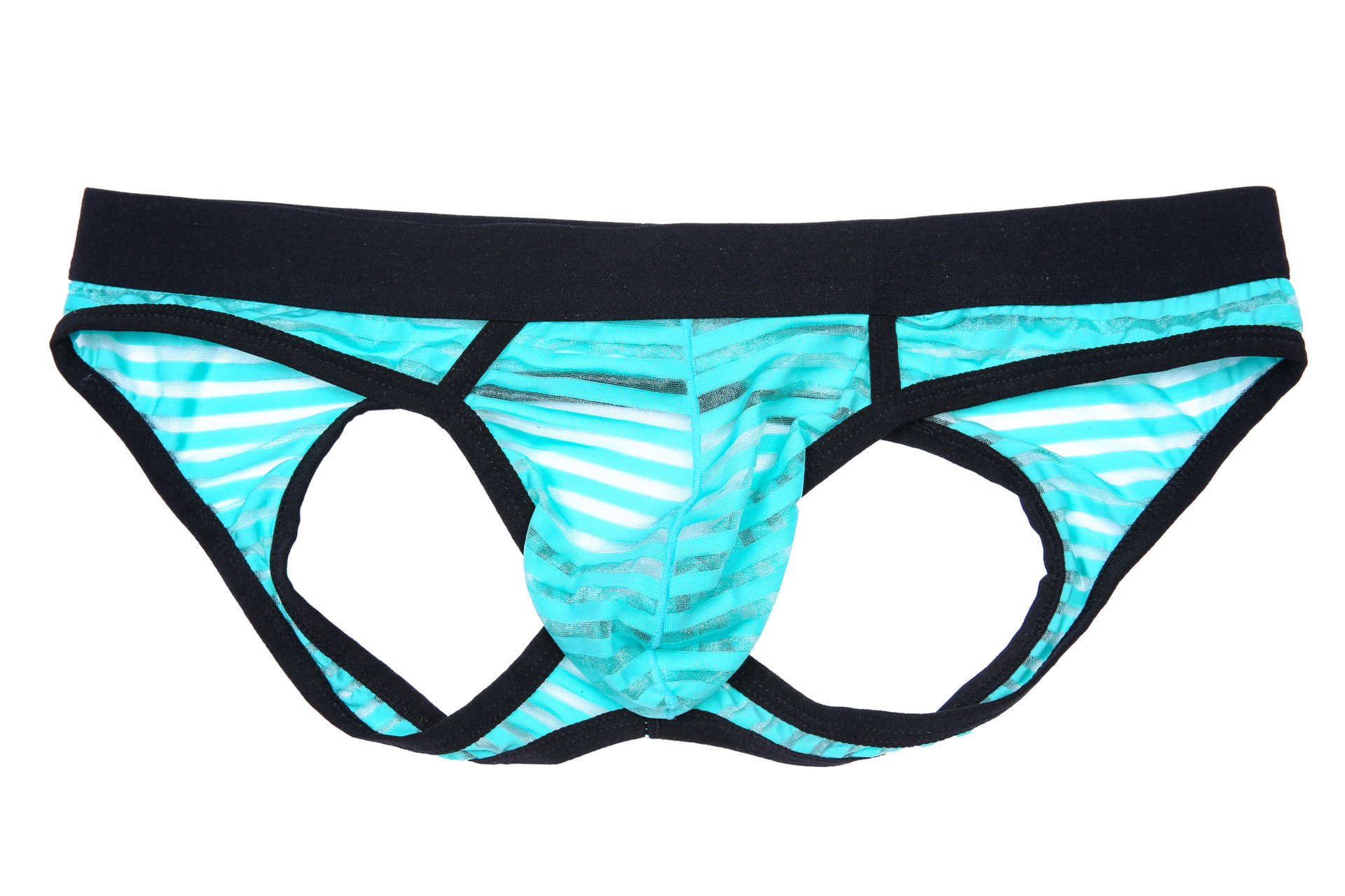 nyk-203 男三角内裤青年性感情趣半透明透气低腰u凸露pp内裤男潮