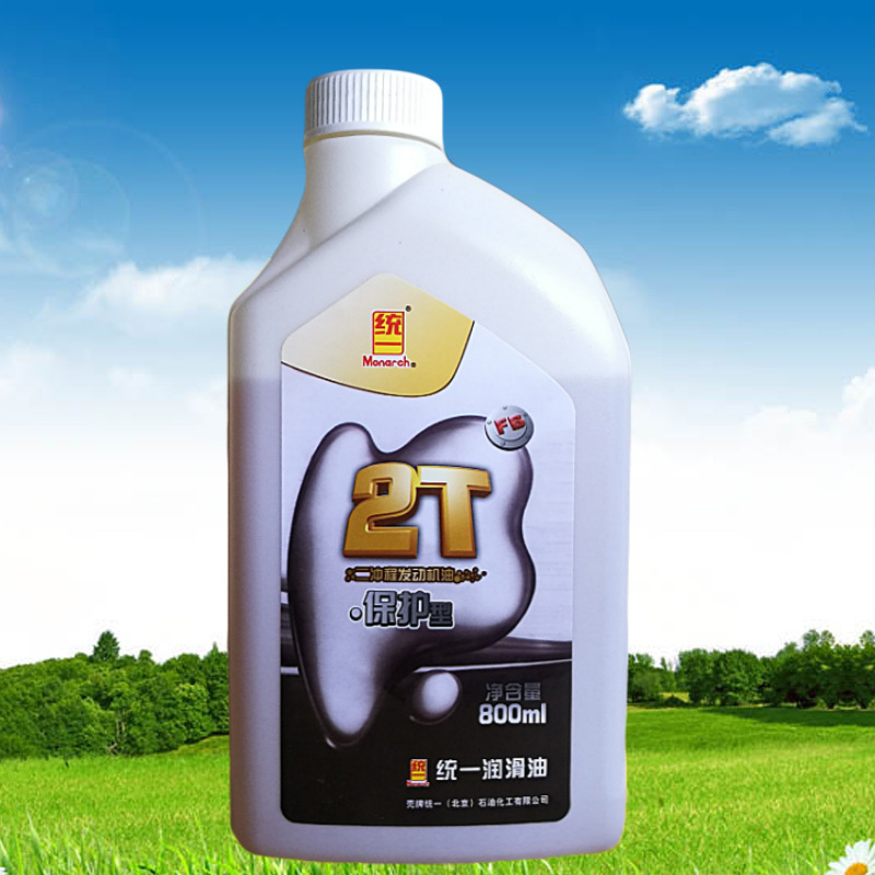 统一润滑油 二冲程机油 割草机油 油锯油 2t摩托车机油