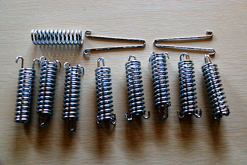 防爆冲狗牵引弹簧镀铬组装弹簧宠物五金配件宠物缓冲弹簧