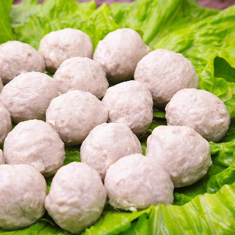 冷冻食品_米小牛手工猪肉丸500g 火锅麻辣烫关东煮食