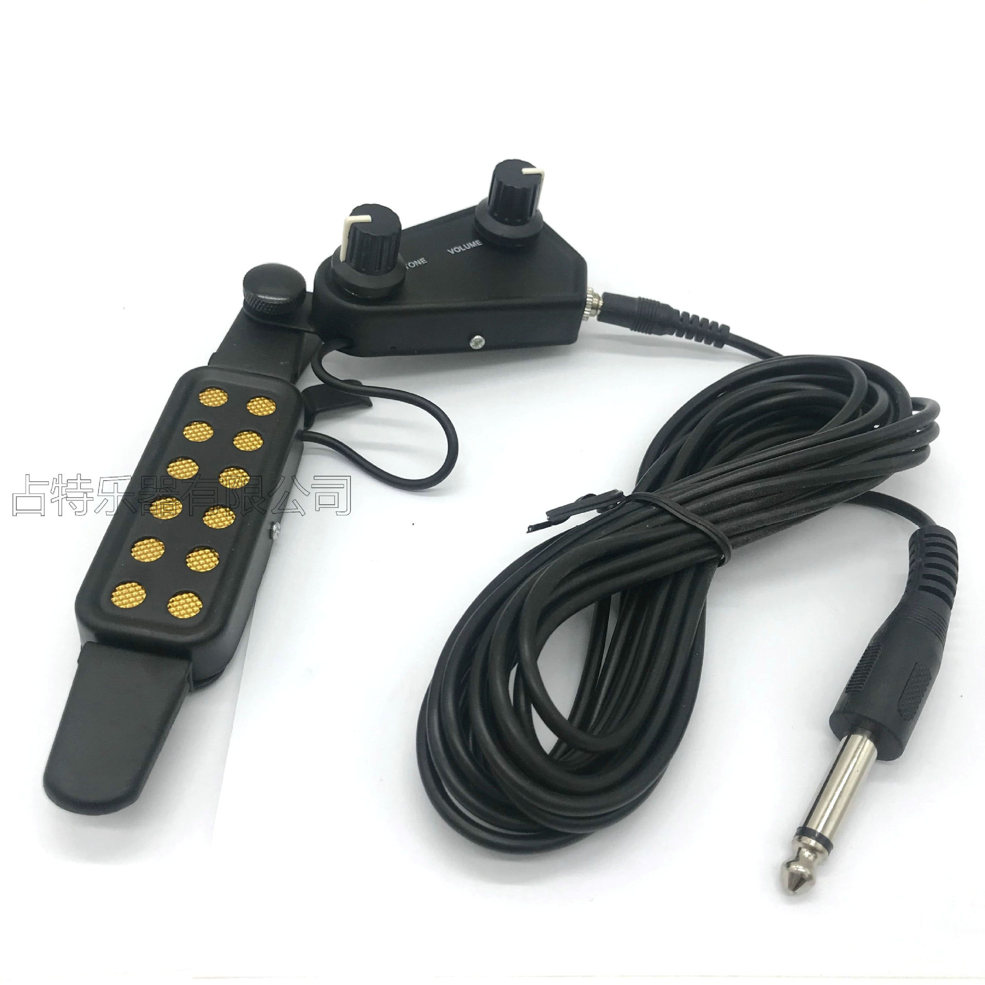 民谣木吉他免开孔声孔拾音器 可调节音量拾音器-阿里巴巴