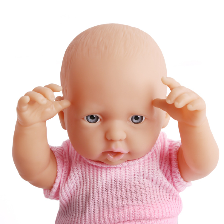 亚马逊ebay爆款23cm全搪塑娃娃534700 重生娃娃仿真婴儿娃娃