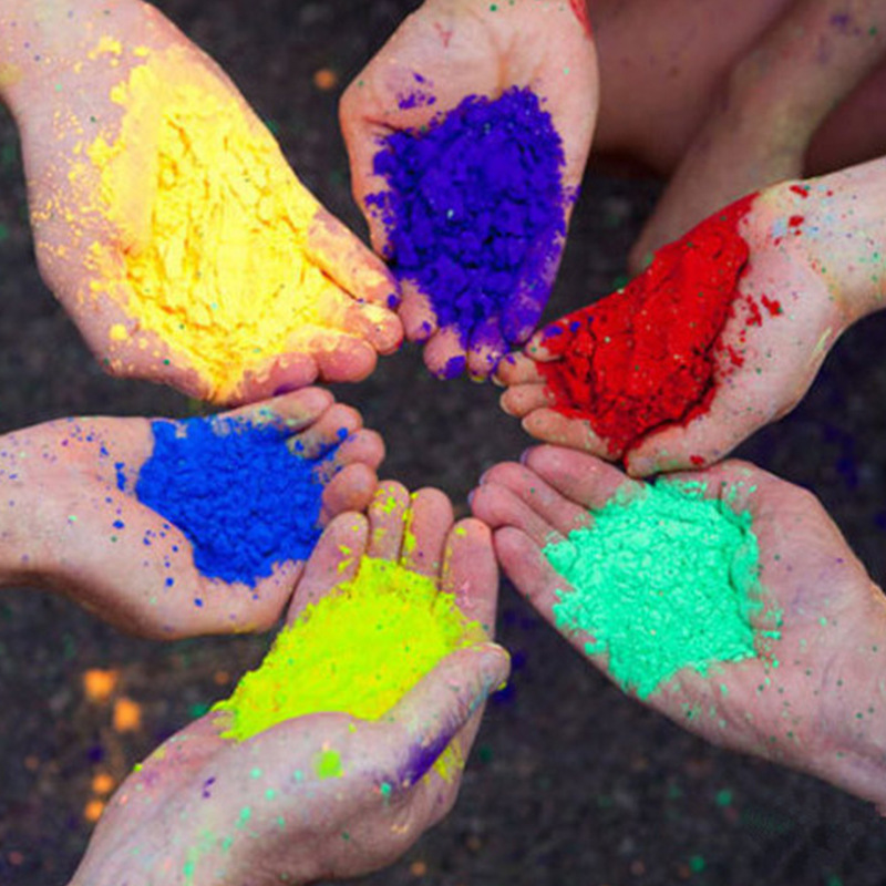 彩跑粉 彩色玉米淀粉 彩色淀粉 彩虹粉 纯天然提取