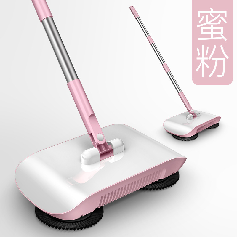 Wanben Factory Hand Push Sweeping Machine Household Broom Dustpan Set Household Cleaning All-in-One Machine Lazy