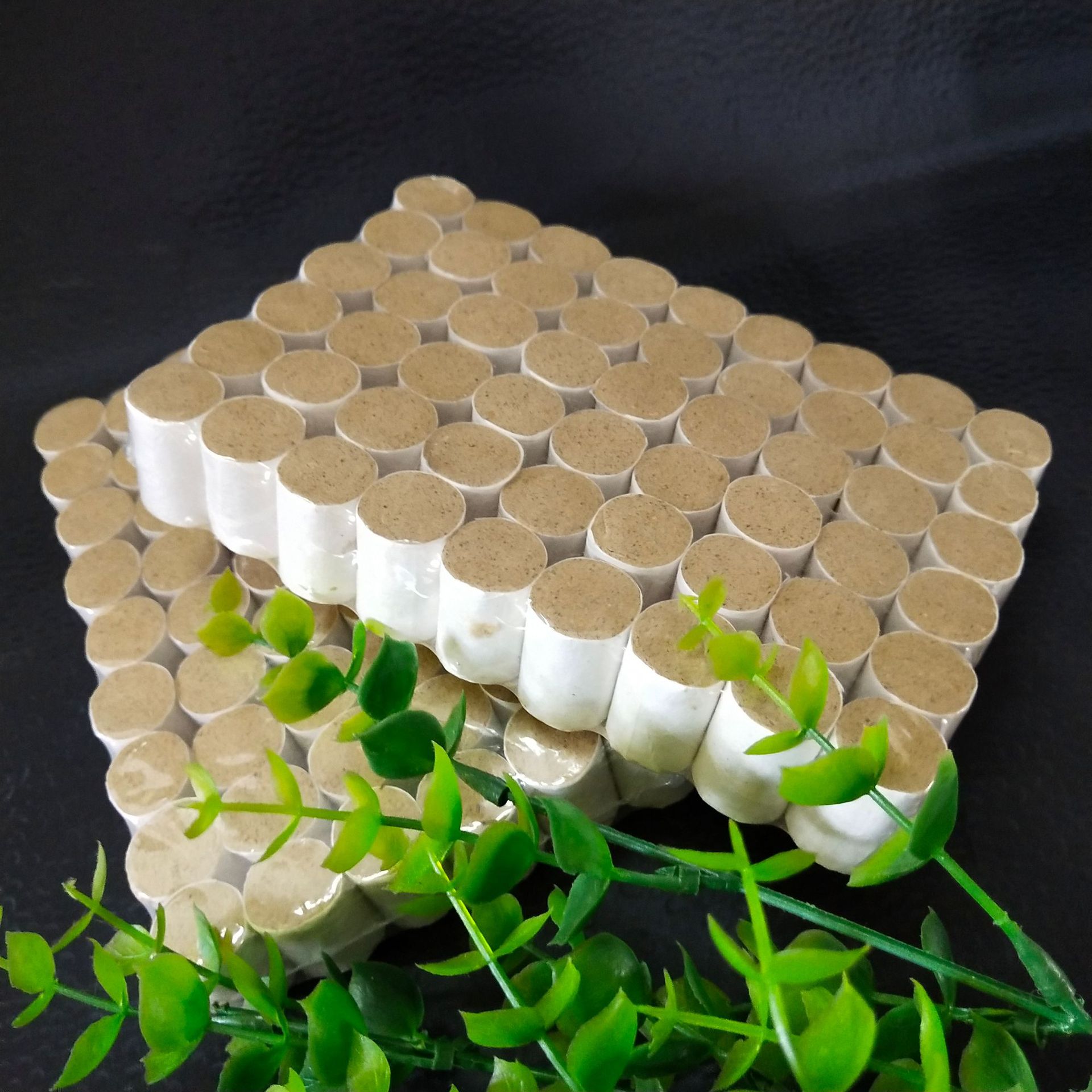 批发美容院家用艾柱艾灸条每版54粒温灸配件10:1艾绒柱