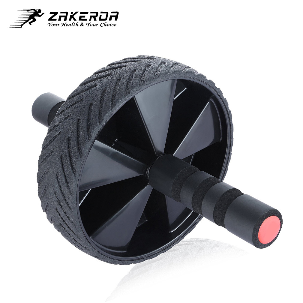 亚马逊爆款练腹肌健身器材炼腹收腹轮健腹轮 腹肌轮 滑轮家用滚轮