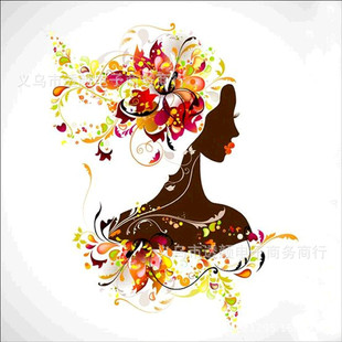 新款花仙子5d钻石画美女钻石十字绣少女背影diy手工钻石绣批发