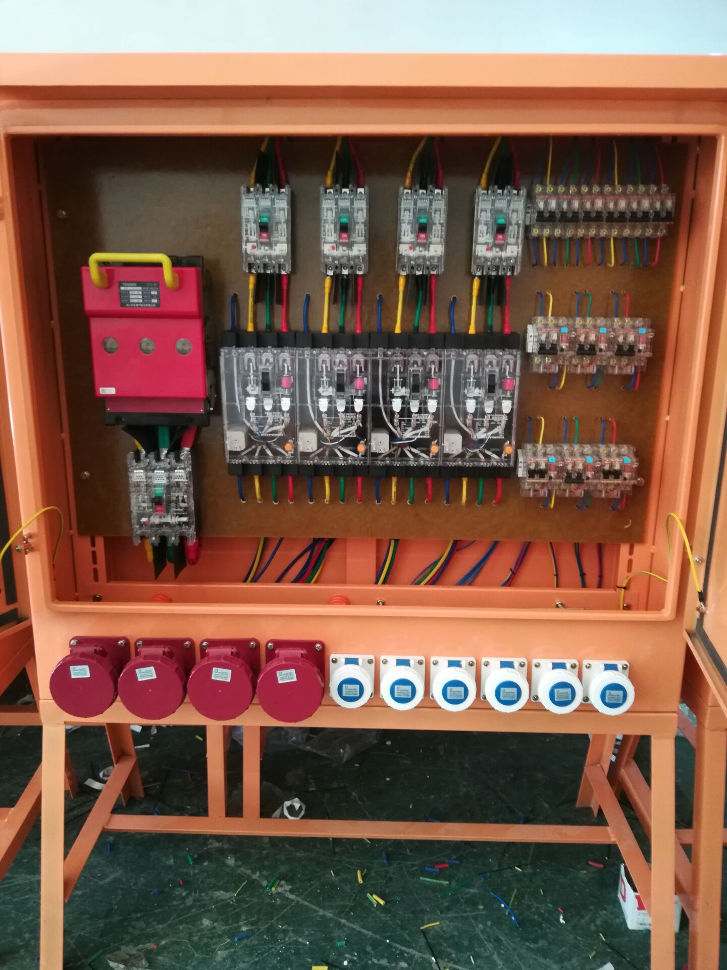 临时用电箱三级箱工地配电箱户外防雨手提漏电箱