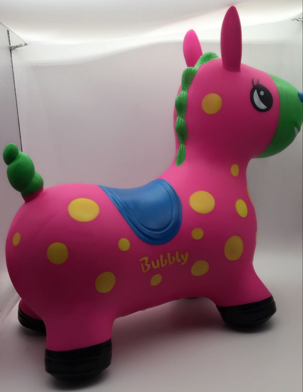 伊诺特1400欢乐音乐充气马坐椅马充气跳跳马儿童玩具马加大马