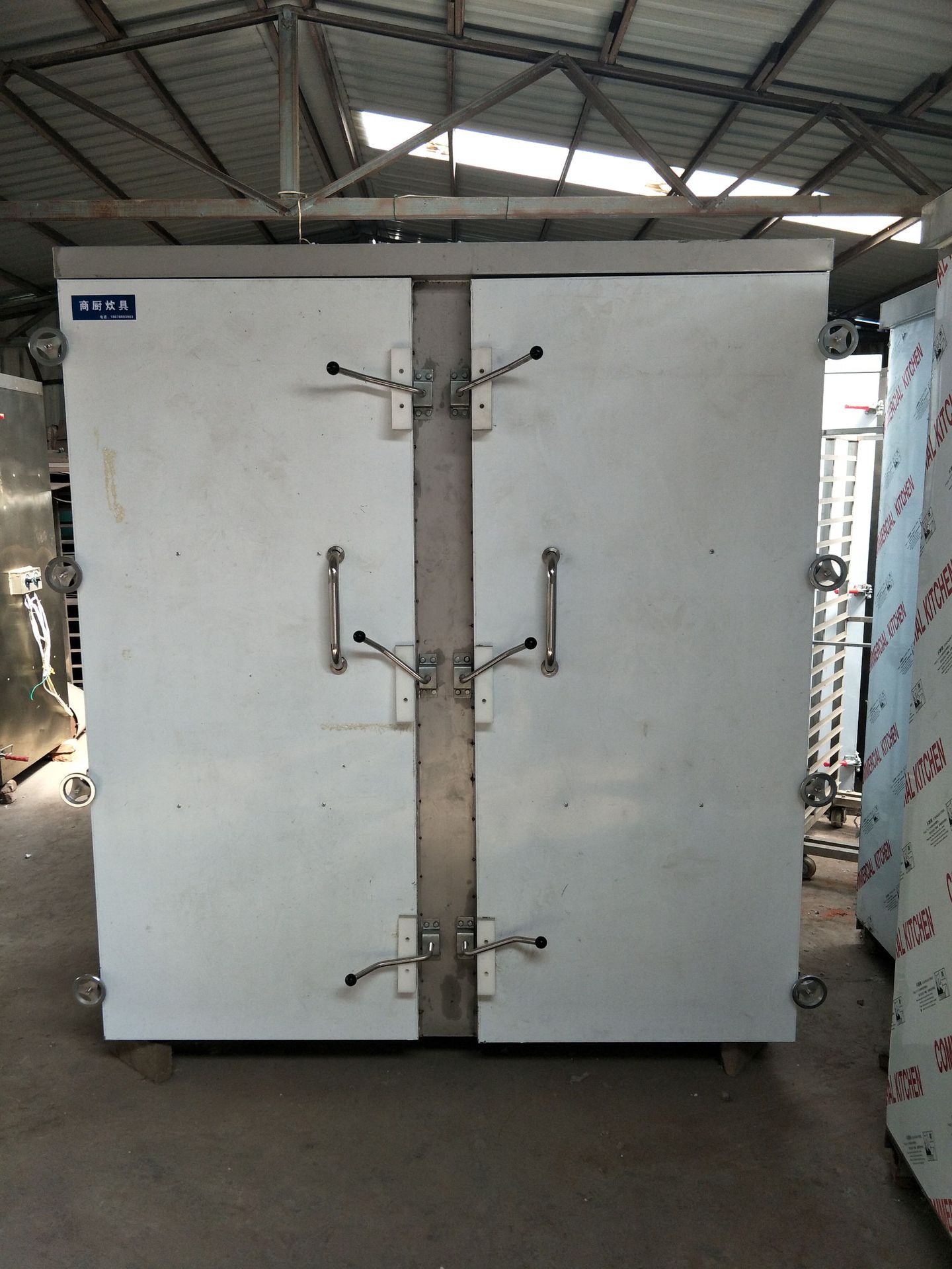 新款不锈钢蛋糕蒸箱 蒸蛋糕专用食品蒸箱 双门蛋糕蒸车定做