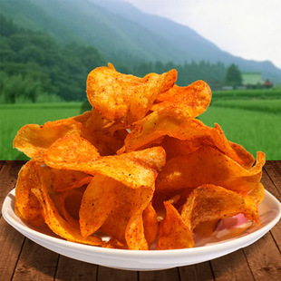 贵州特产小吃散装现炸麻辣洋芋片薯片休闲办公零食小吃500g/份