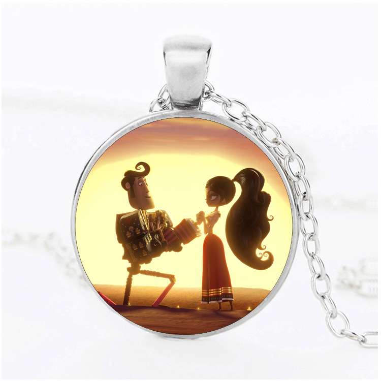 生命之书 曼罗奇遇记 电影周边 爆款新品 时光宝石项链吊坠现货