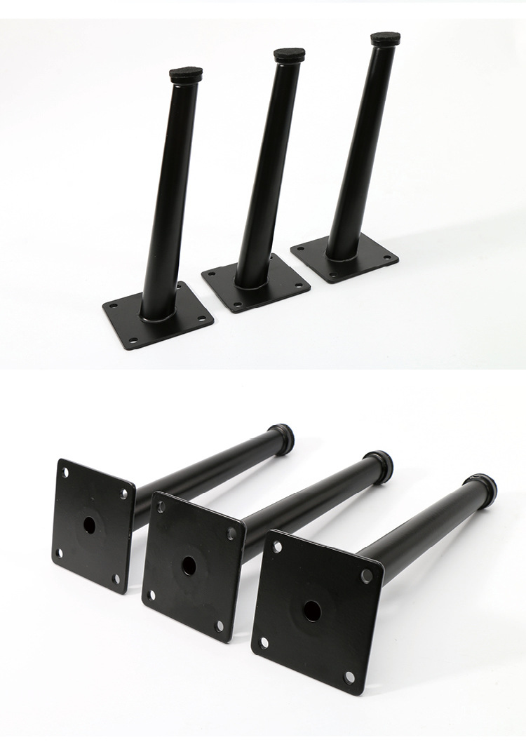 gurlitt厂家直销锥管黑色沙发斜脚金属斜款家具脚 倾斜锥管沙发腿