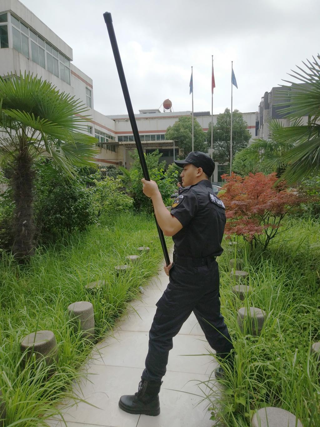 6米pc橡胶棍齐眉棍t形棍训练棍防暴应急棍保安器材防爆