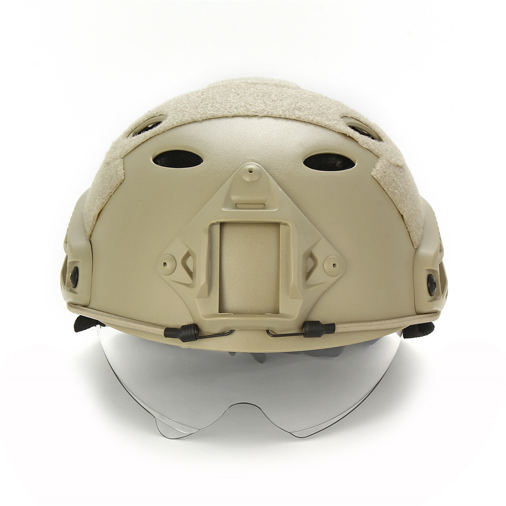 fast头盔风镜版pj款军迷悬挂系统快速反应战术头盔轻量防撞头盔