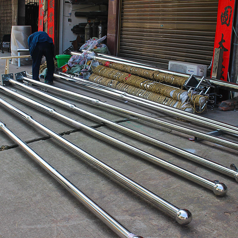 不锈钢旗杆分节旗杆 锥形国旗旗杆户外9米 12米 15米18米定制