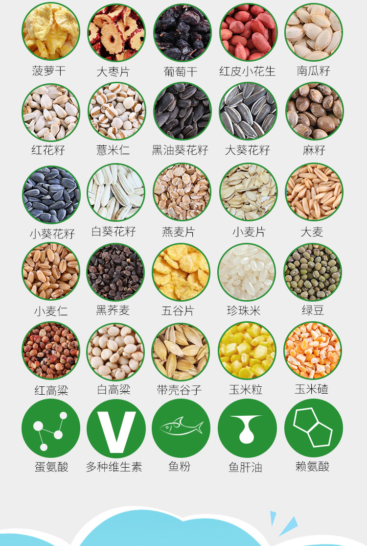 洁西仓鼠粮食主粮仓鼠食物用品金丝熊粮 水果仓鼠粮1kg