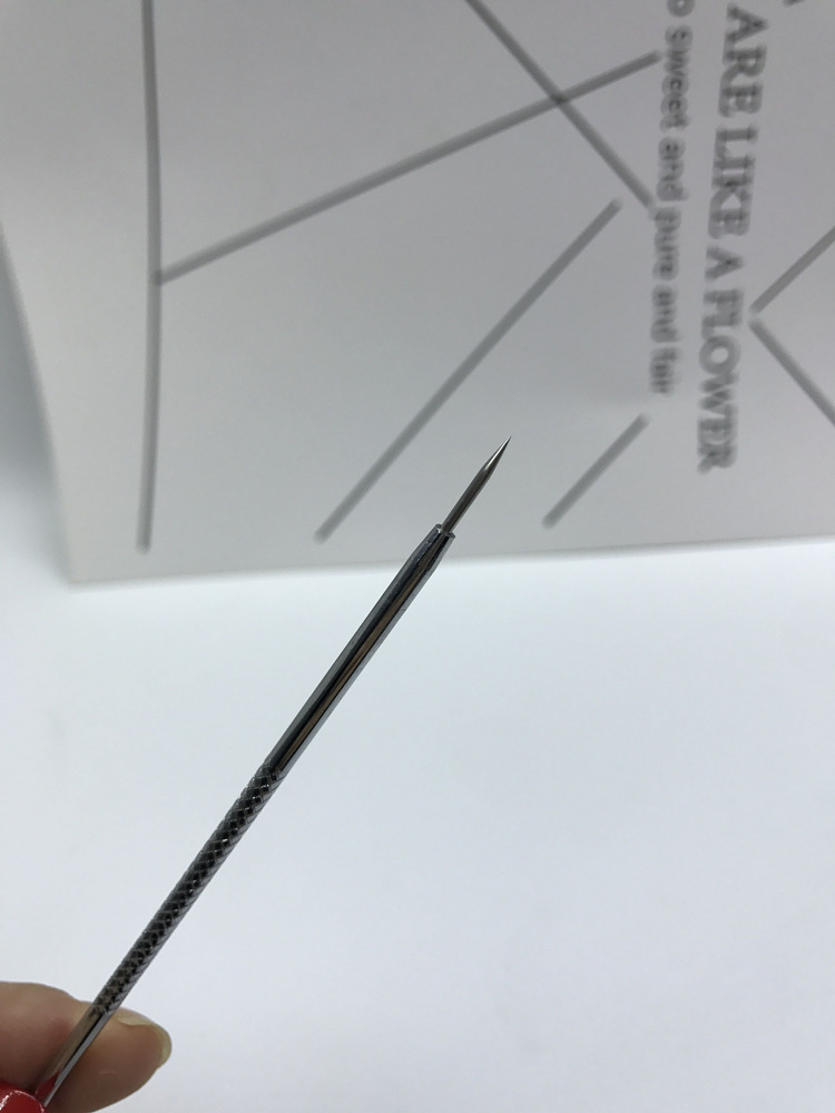 韩彩乐粉刺针尖细不锈钢暗疮针去黑头针挑挤痘痘脸部美容护理工具