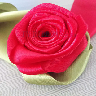 4cm缎带/绸带 玫瑰花diy专用丝带 丝带花彩带厂家直销 织带批发