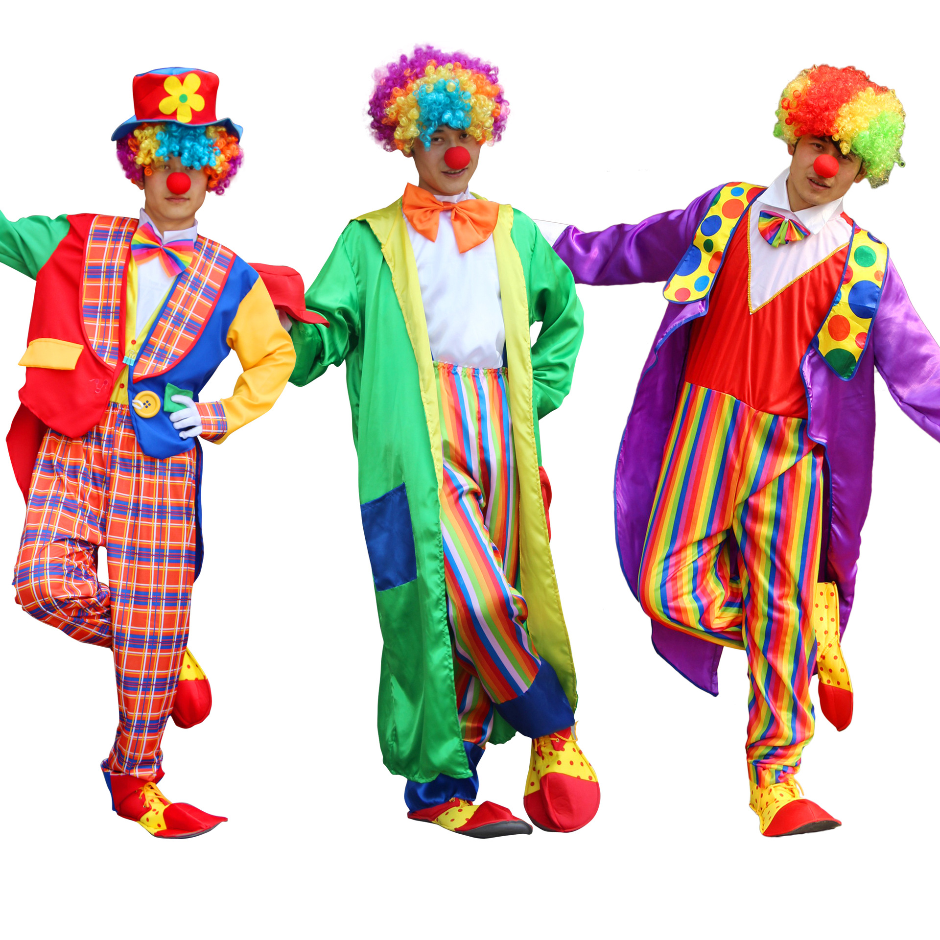 万圣节小丑服装 成人小丑衣服 化妆舞会派对服饰 男女款小丑套装
