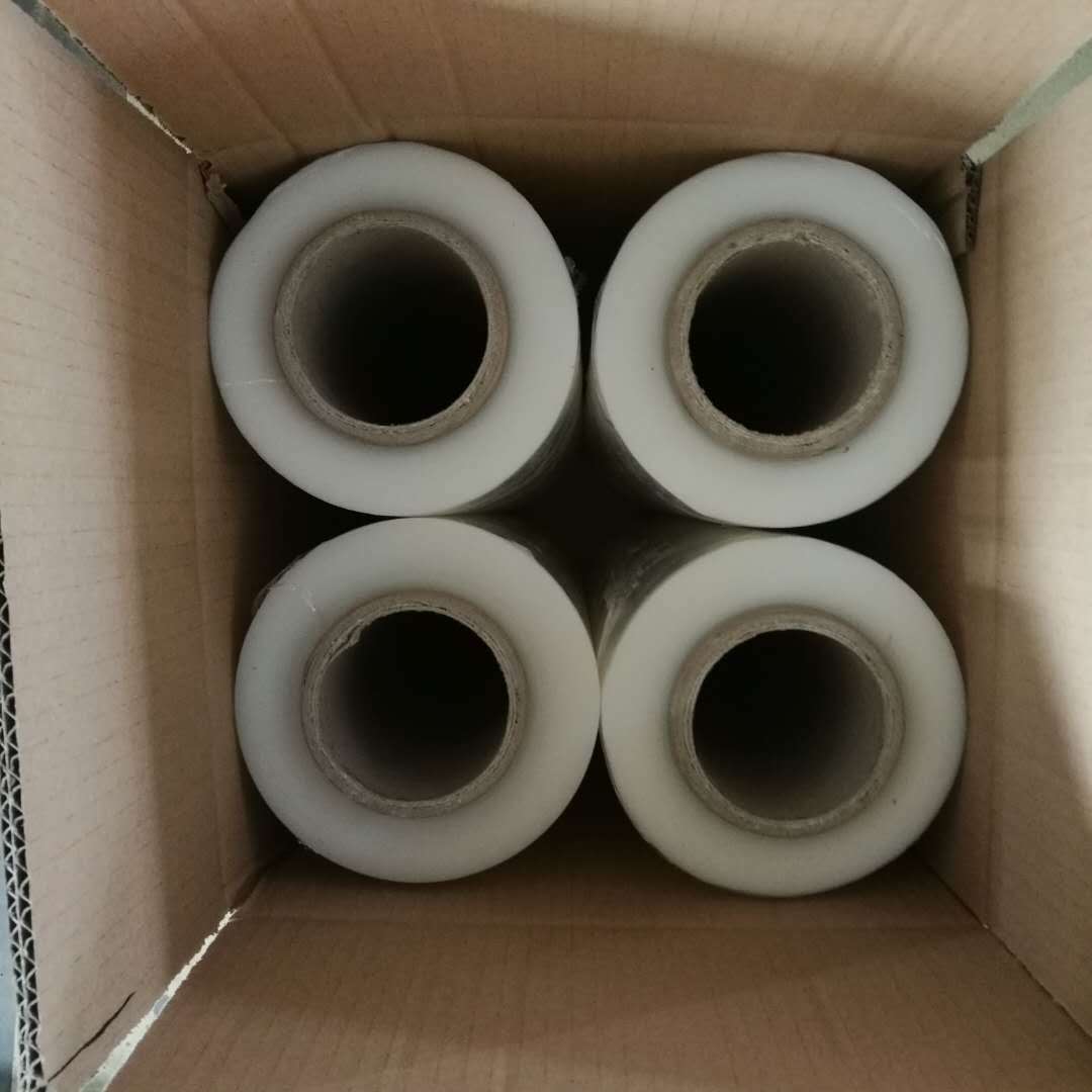 厂家供应工业保鲜薄膜 pe拉伸缠绕膜高粘pe打包膜手用透明
