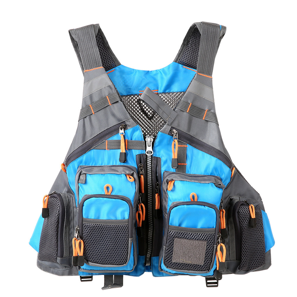 Sea Fishing Outdoor Waistcoat Vest Waistcoat Breathable Multifunctional Multi-Pocket Photography Director Casual Tactics Lure