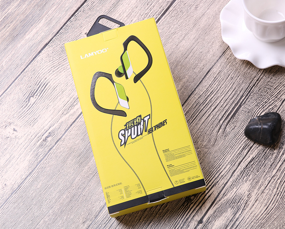 lamyoo蓝雨-e16 运动式耳机 耳挂式耳机耳麦 多功能按键带音量调节