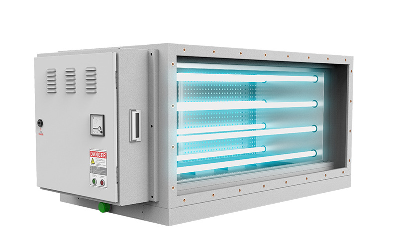 静电油烟除味净化器 餐饮厨房uv光解除味净化 uv光氧净化器