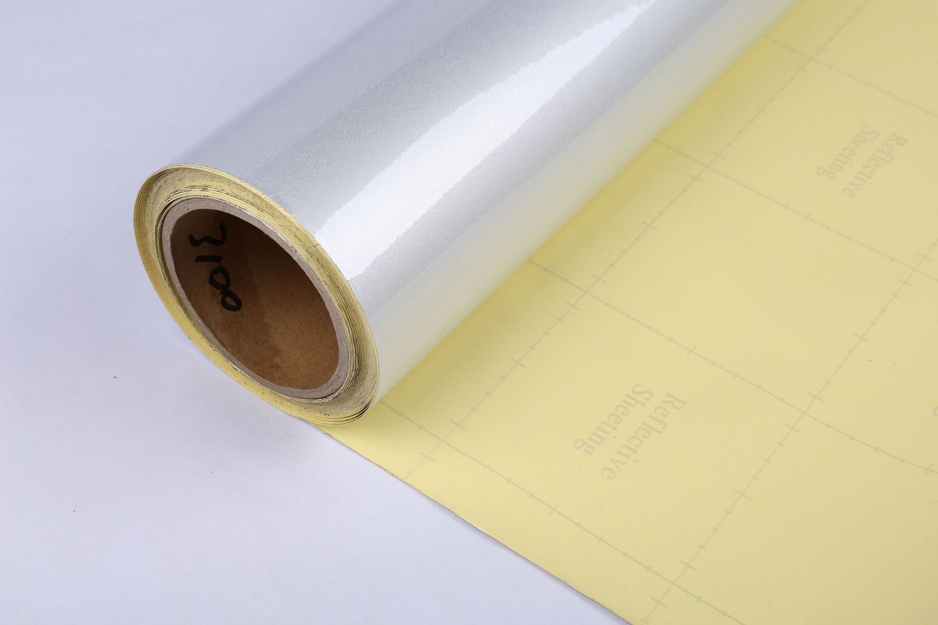 白色可喷反光膜3300 户外写真 广告喷绘 道路施工标牌反光贴纸