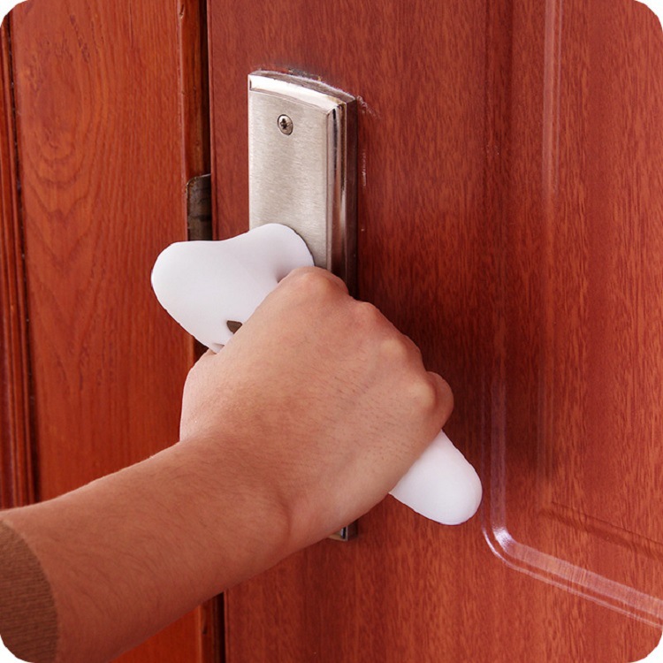 硅胶门把手套宝宝房门拉手防碰套门把手防撞保护套 儿童加厚