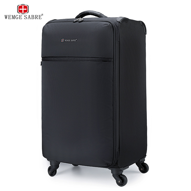 Guangzhou Saber Trolley Case Ultra-Light Universal Wheel Large Capacity Luggage Solid Color Men's and Women's Suitcase 20-Inch Boarding Bag