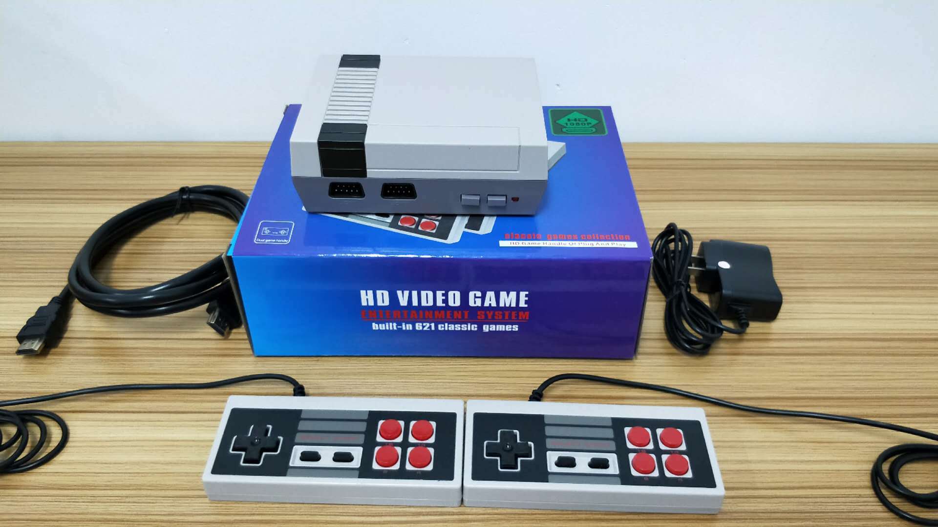 新款nes电视游戏机 欧美版hdmi迷你高清经典红白机内置621款游戏