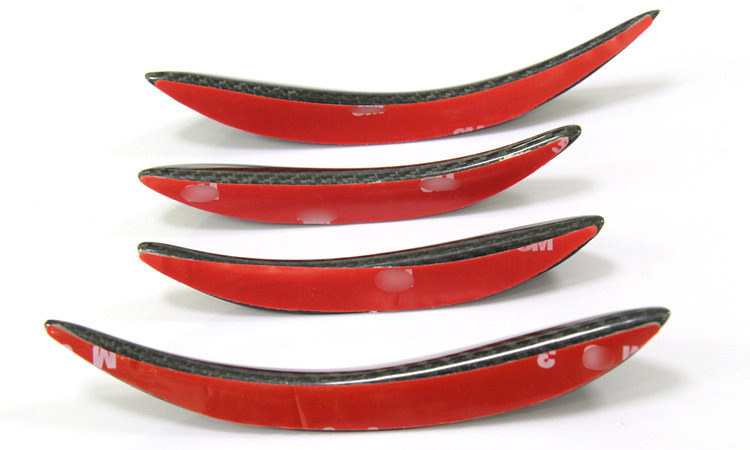 风刀改装 通用型碳纤维风刀四件套前扰流风刀导流风刀 干式真碳维