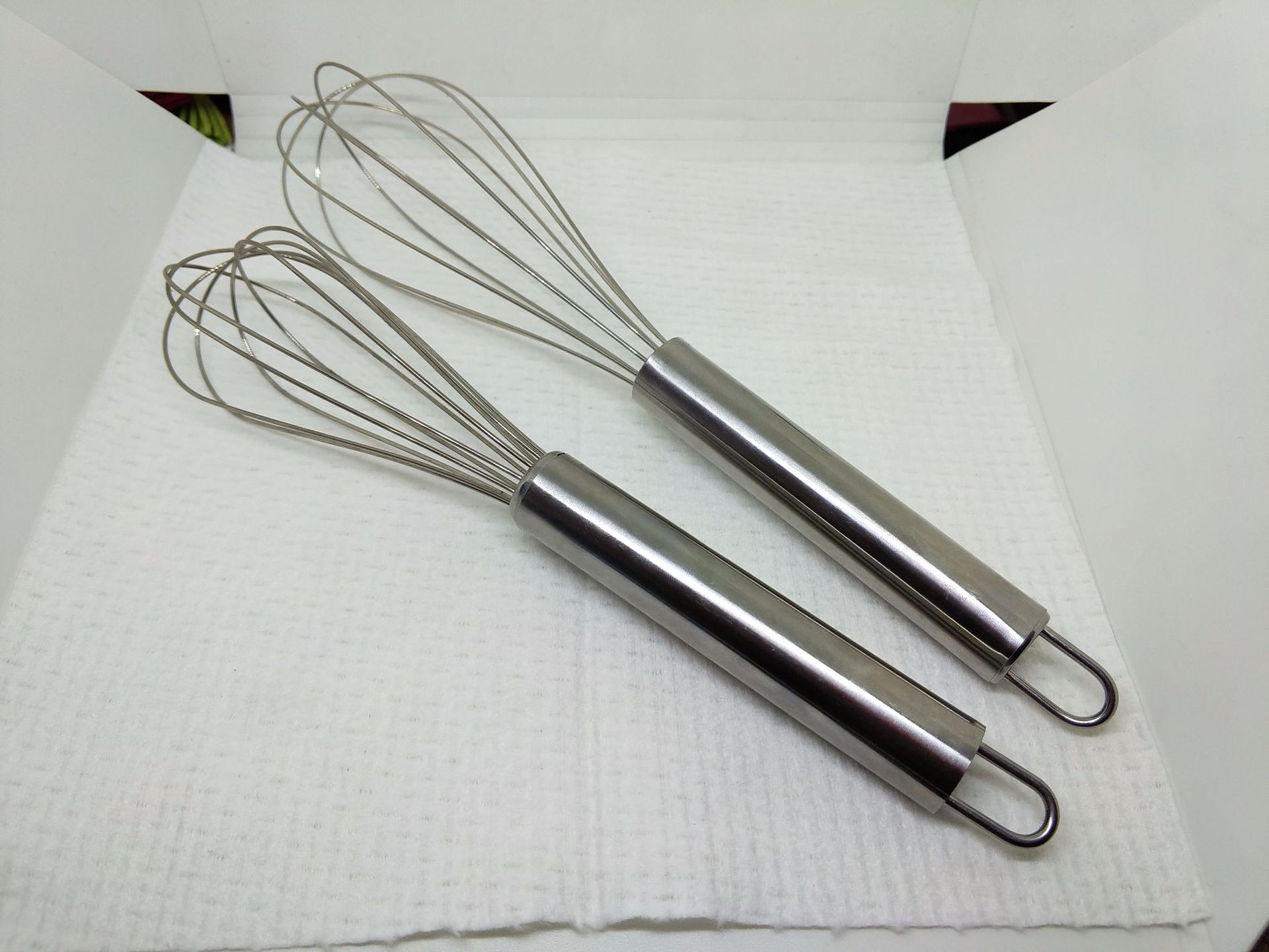 潇昂 精致8寸6线加粗 不锈钢打蛋器 手动搅拌棒厂家直销