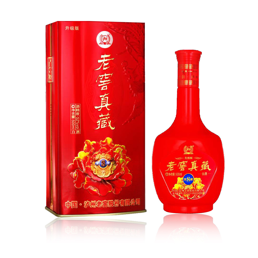 泸州白酒直销52度白酒老窖真藏系列鉴藏8升级版整箱批发