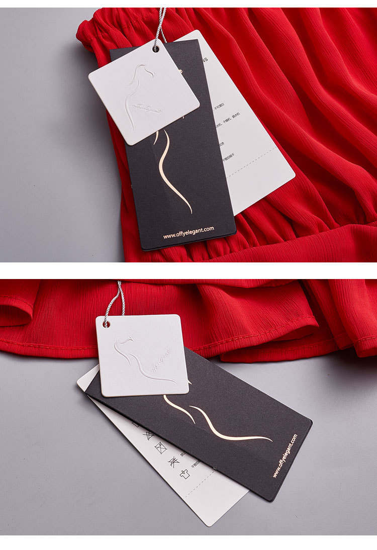 免费设计女装吊牌定做内衣吊牌制作裙子服饰标签定制衣服吊卡订做