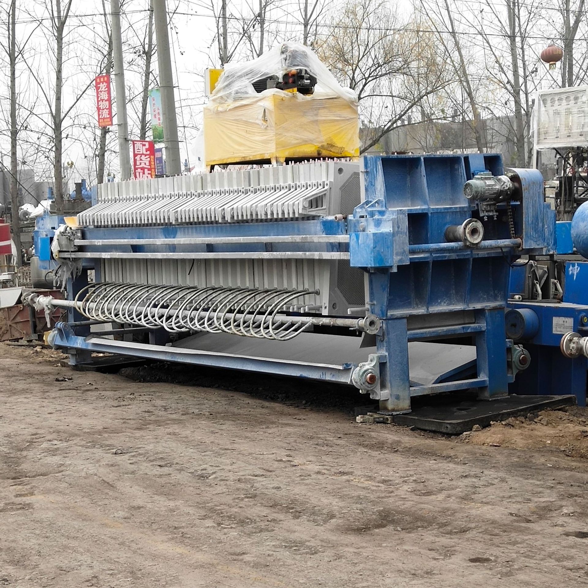 处理隔膜污泥压榨二手压滤机200平方处理二手压滤机哪家好