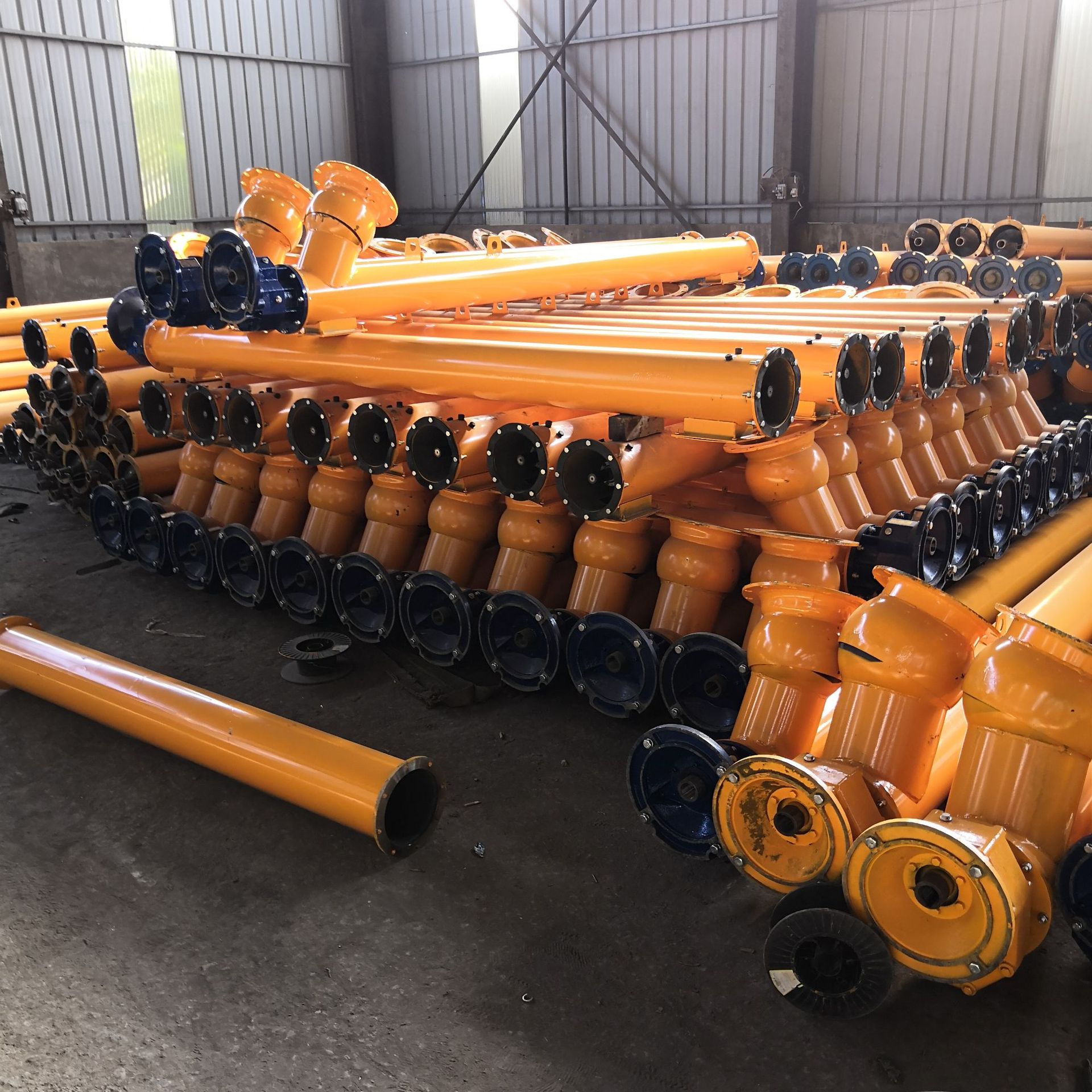 搅拌站用螺旋输送机 单管自动给料螺旋上料机 u型输送机 厂家直销