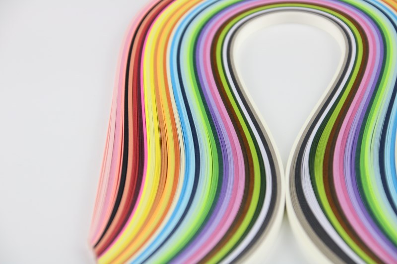 【厂家】优质手工diy衍纸条36色360条54厘米长宽3毫米纸条批发