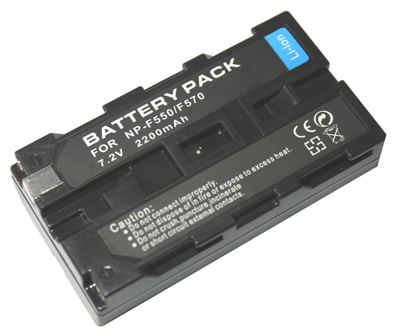 适用索尼np-f550电池 np-f550 np-f570照相灯电池 摄像灯专用电池