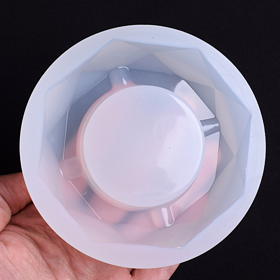 3款镜面烟灰缸模具 diy水晶滴胶模具镜面硅胶模具手工烟灰缸