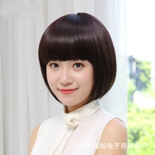 厂家直销假发女短发bobo头内扣波波头发型蓬松自然逼真气质修脸中