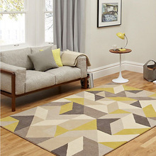 欧式北欧客厅地毯沙发茶几垫卧室床边满铺长方形简约现代美式