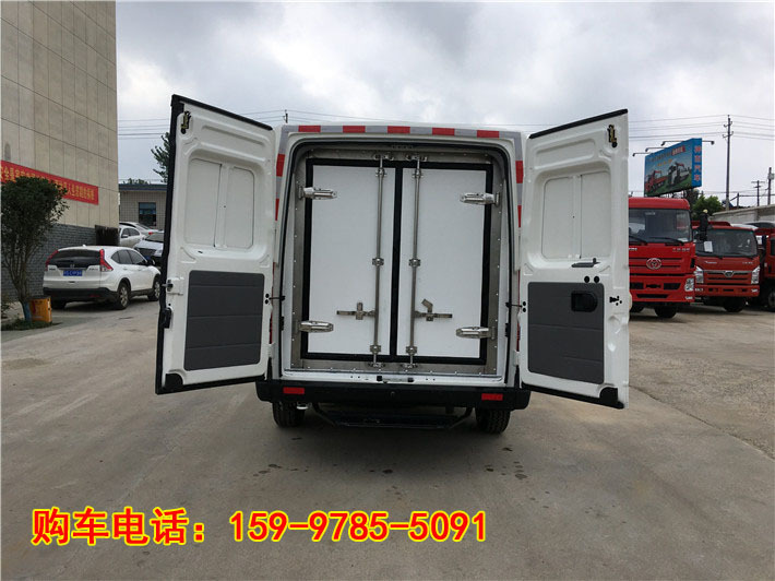【冷藏车】东风御风柴油版双排座面包型冷藏车 医药疫苗冷藏车