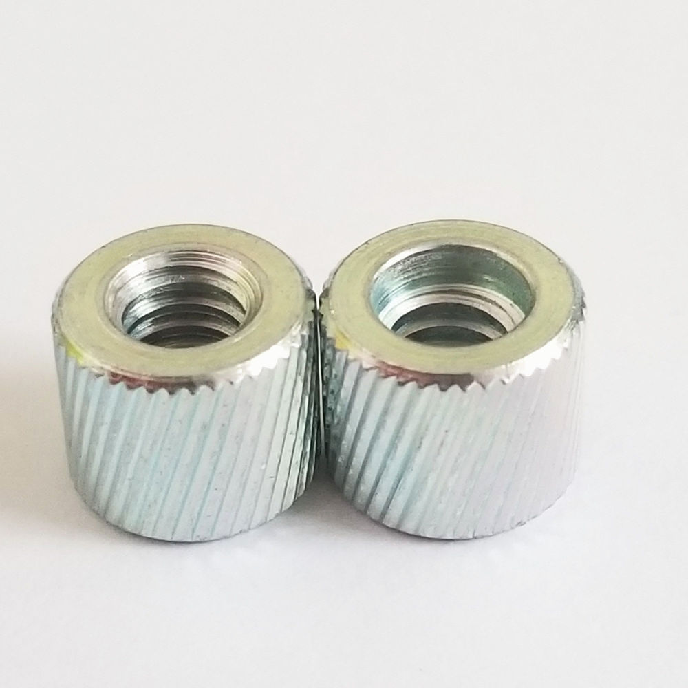 71152013滚花螺母1420美制单斜压花塑胶嵌件southco标准