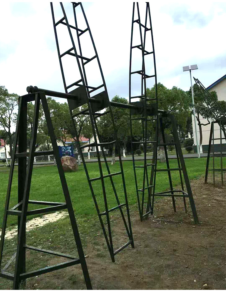 部队训练攀爬架旋梯体能运动训练浪木滚轮军事训练体育用品批发